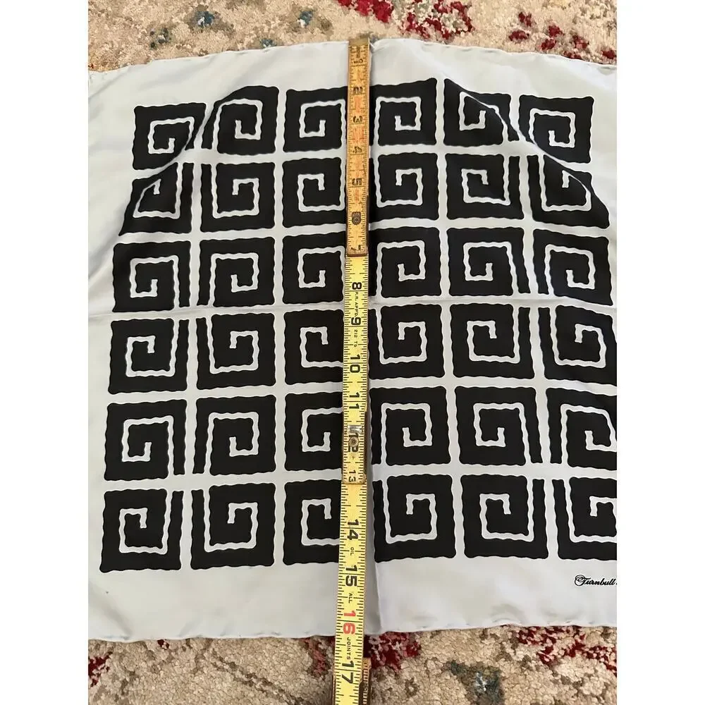 Vintage 60s Rare Pure Silk Made in Italy Square Scarf